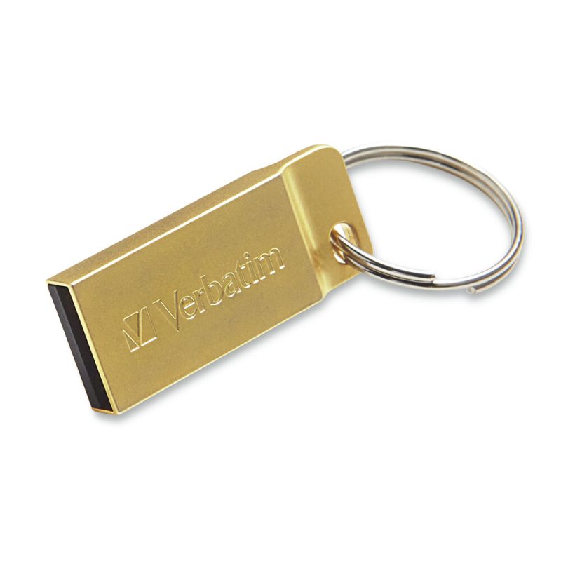 99106-no-packaging-keyring-only (1) Verbatim Metal Executive 64gb Flash Drive