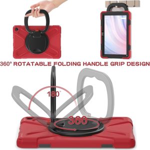 Amazon Fire HD8 Drop and Shockproof Case Red