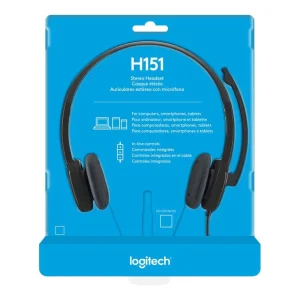 Logitech H151 Stereo Headset with Noise-Cancelling Mic
