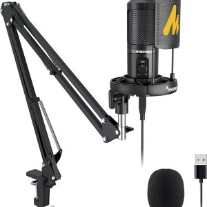 Maono PM461S Usb Microphone Boom Arm Set