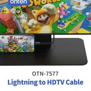Onten OTN-7577 Lightning to Hdtv Cable 2m