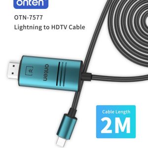 Onten OTN-7577 Lightning to Hdtv Cable 2m