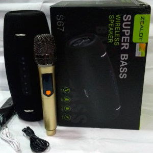 Zealot S67M Portable 60W Bluetooth Speaker + Mic Best Buy