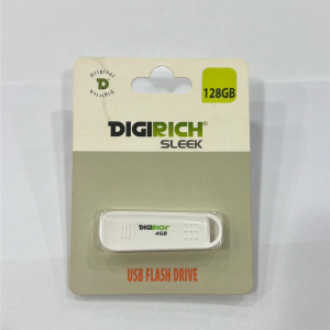 SLEEK-128GB-WHITE.png Digirich Sleek Flash Drive 128Gb White