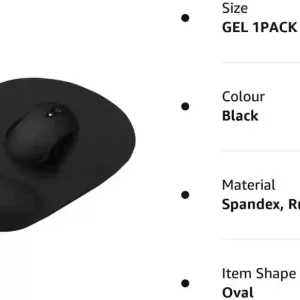 H-16 Mouse Pad with Gel Wrist Rest