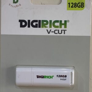 v-cut-128gb-B Digirich V-Cut Flash Drive 128gb White