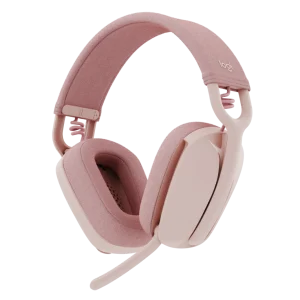 Logitech Zone Vibe 100 Wireless Headset With Noise Cancelling Mic-Pink