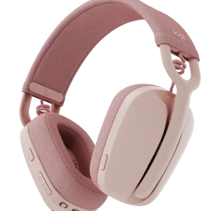 Logitech Zone Vibe 100 Wireless Headset With Noise Cancelling Mic-Pink