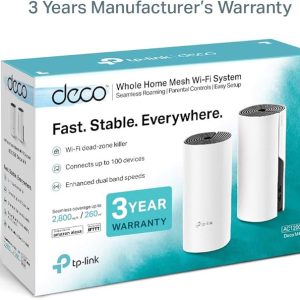 https://nonsmanonline.com/?post_type=product&p=14647&preview=true TP-Link Deco M4(2-Pack) AC1200 Whole Home Mesh WI-FI System