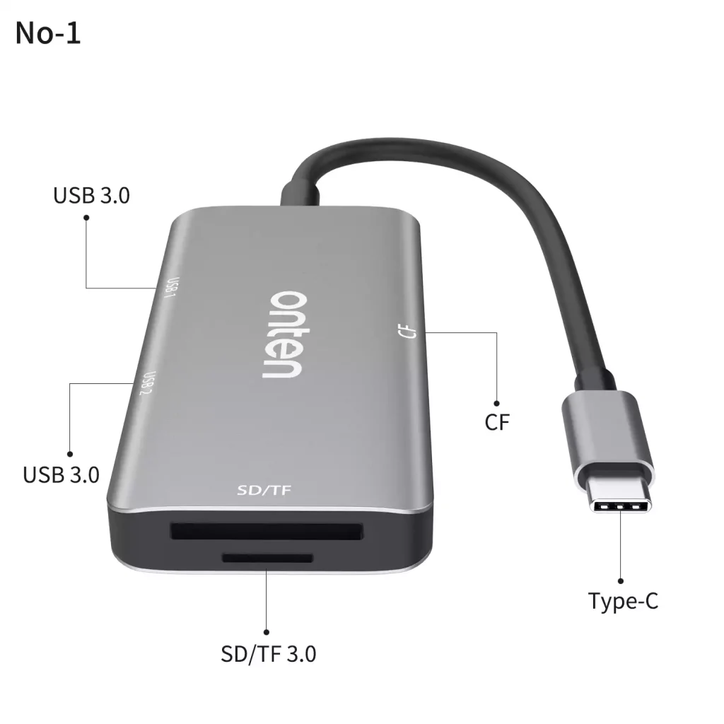 Onten Otn-91182 Usb-C Card Reader