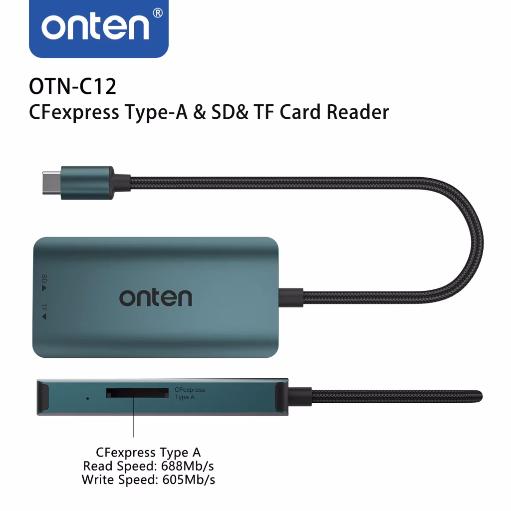 S6aad5ff786c6475fb7ff1609ab3ad0b1t Onten Otn-C12 CFexpress Type-A & SD Card Reader