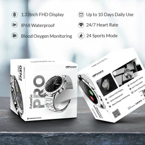 Hifuture FutureGo Pro Black Smart Watch