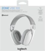Logitech Zone Vibe 100 Wireless Headset-White