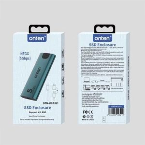 Onten OTN-Uca322+ M.2 NVMe Sata SSD Enclosure