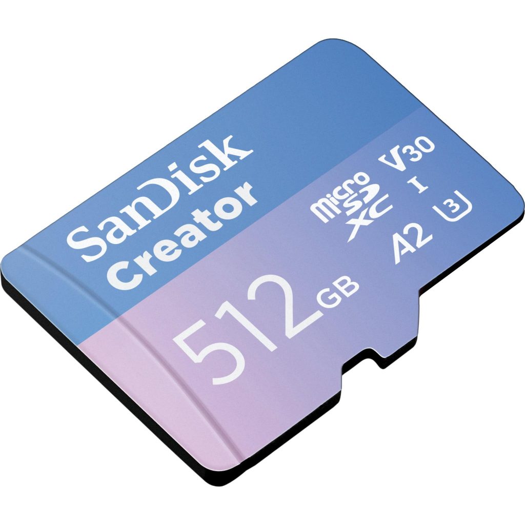 Sandisk Creator Micro SDXC 512gb 190MB/s