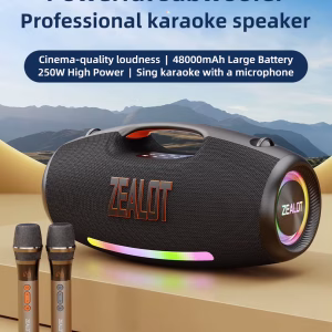 Zealot S89M 250w Bluetooth Speaker- Black