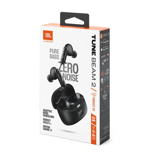 Jbl Tune Beam 2 Earbuds - Black
