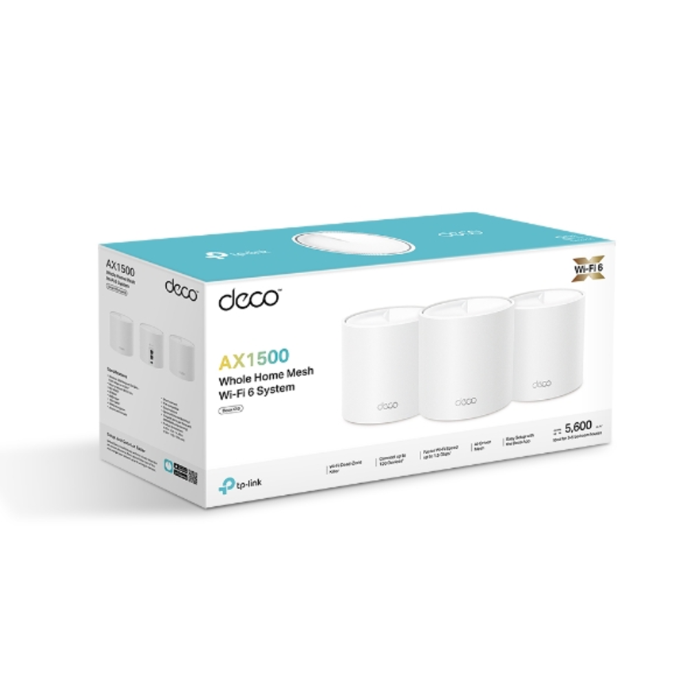 TP-Link AX1500 Whole Home Mesh Wi-Fi 6 System Deco X10