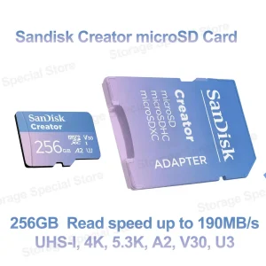 Sandisk Creator Micro SDXC 256gb 190MB/s