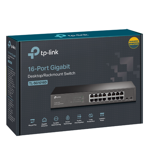 TP-Link TL-SG1016D 16 Ports Gigabit Switch