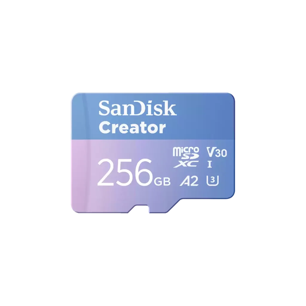 Sandisk Creator Micro SDXC 256gb 190MB/s