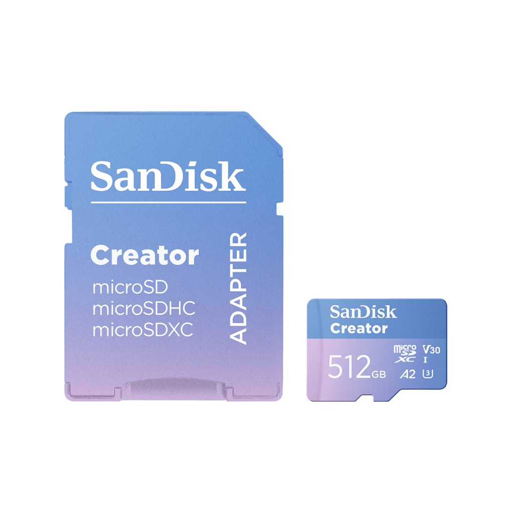 Sandisk Creator Micro SDXC 512gb 190MB/s