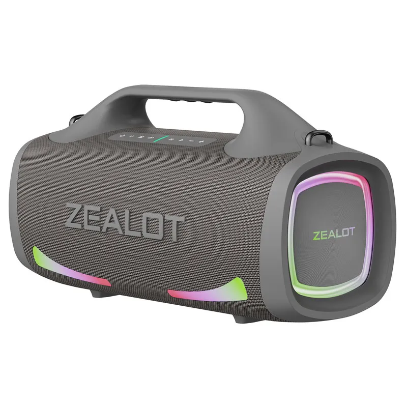 Zealot S79 Bluetooth Portable Speaker- Grey
