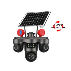 172949913 Crossfire T33 (V380) Intellegent Solar PTZ Camerz Tripple Lens