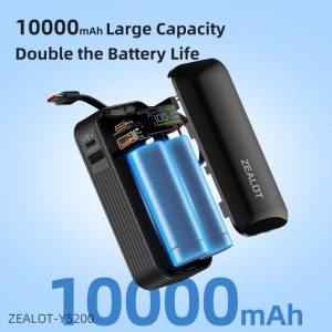 183541610852242 Zealot Y5200 10000mAh Power Bank