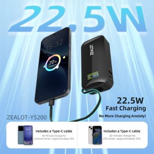 183542173273656 Zealot Y5200 10000mAh Power Bank