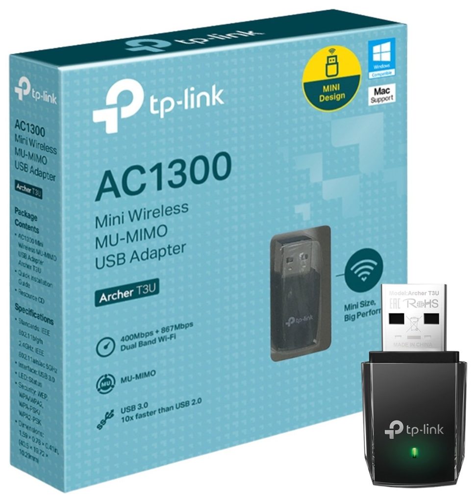 TP-Link TL-Archer T3U Mini Usb Adapter - AC1300