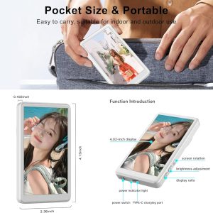 T1 Magnetic Selfie Monitor Screen White