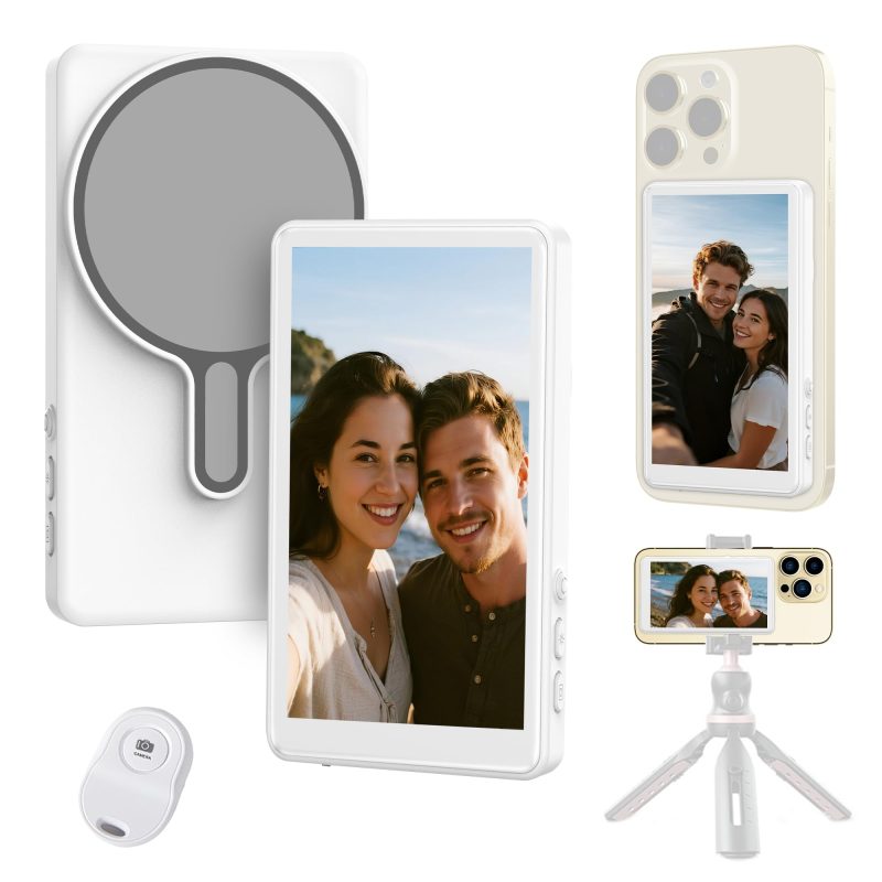 T1 Magnetic Selfie Monitor Screen White