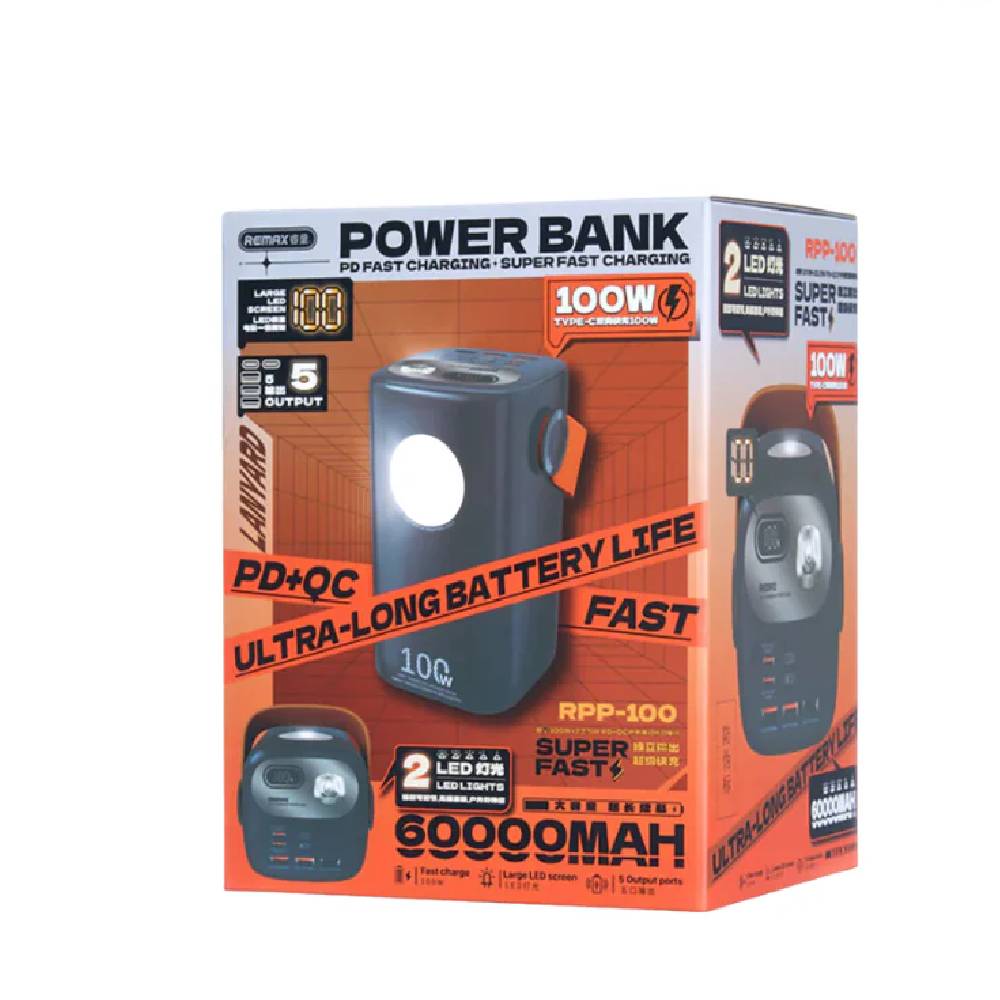 Remax RPP-100 60000mAh 100w Power Bank