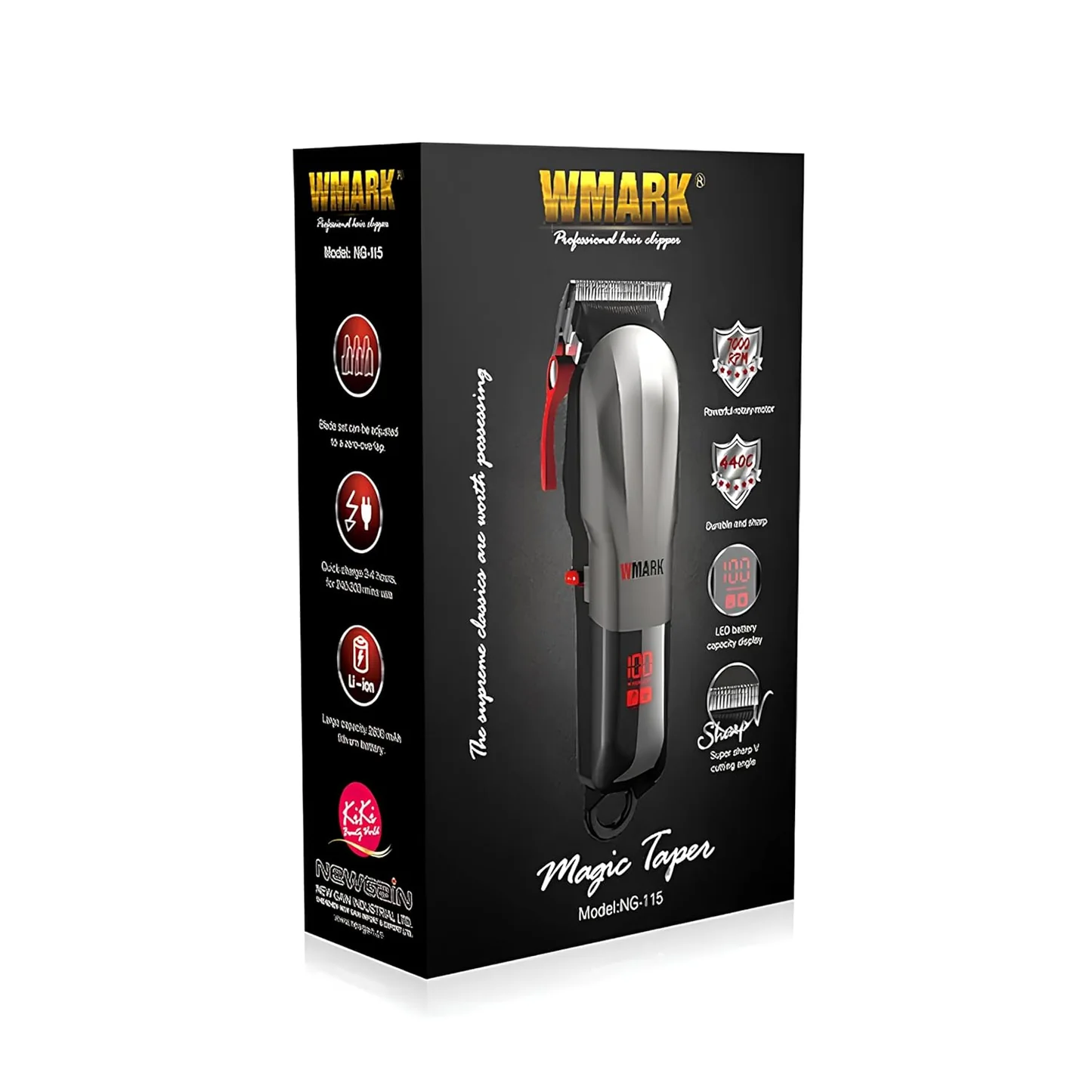 6 Wmark NG-115 Magic Taper Hair Clipper