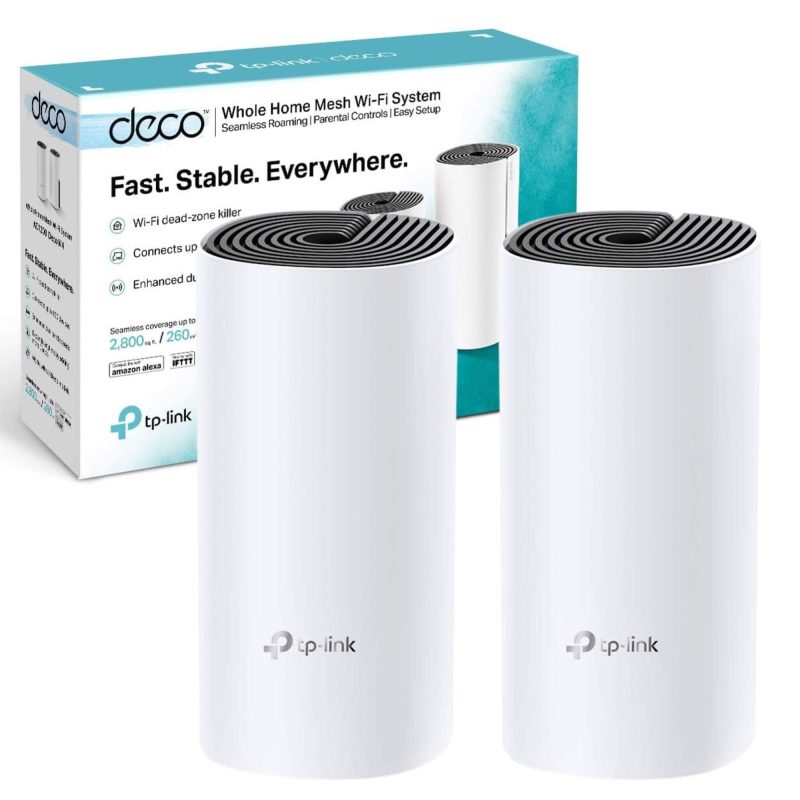 71dMov9wBFL TP-Link Deco M4 (2-Pack) AC1200 Whole Home Mesh WI-FI System