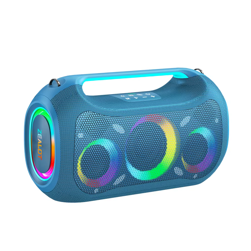 H23e042983bdf43e092a9df68f0085796G Zealot Ze51 300W Bluetooth Speaker Blue