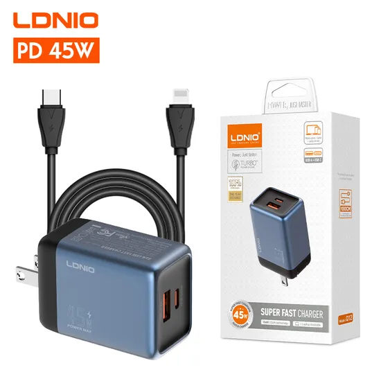 Ldnio Q12 45W USB-C/A Gallium nitride Super Fast Charger