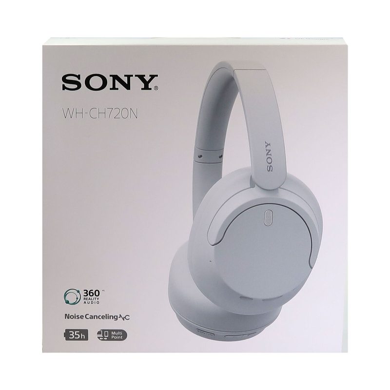 Sony WH-Ch720N Wireless Headset-White